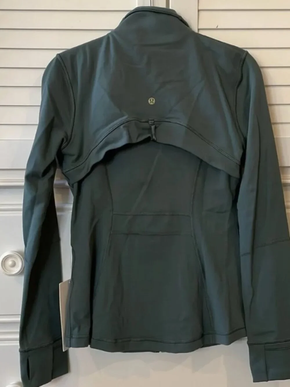 NWOT Lululemon Define Jacket in Dark Forest/Gold, Size 6